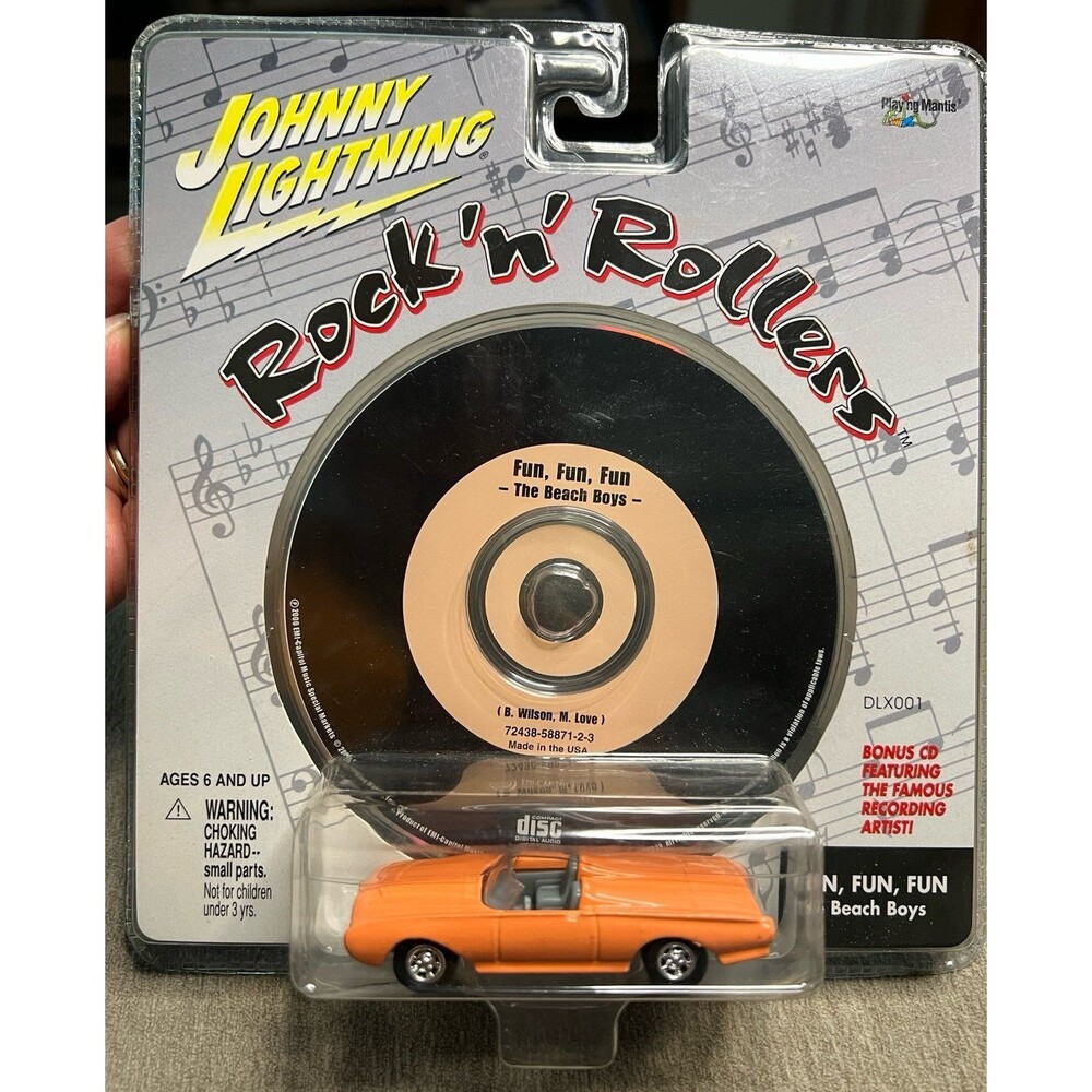 Johnny Lightning Rock n Rollers Beach Boys Fun Fun Fun Diecast Bonus CD Sealed
